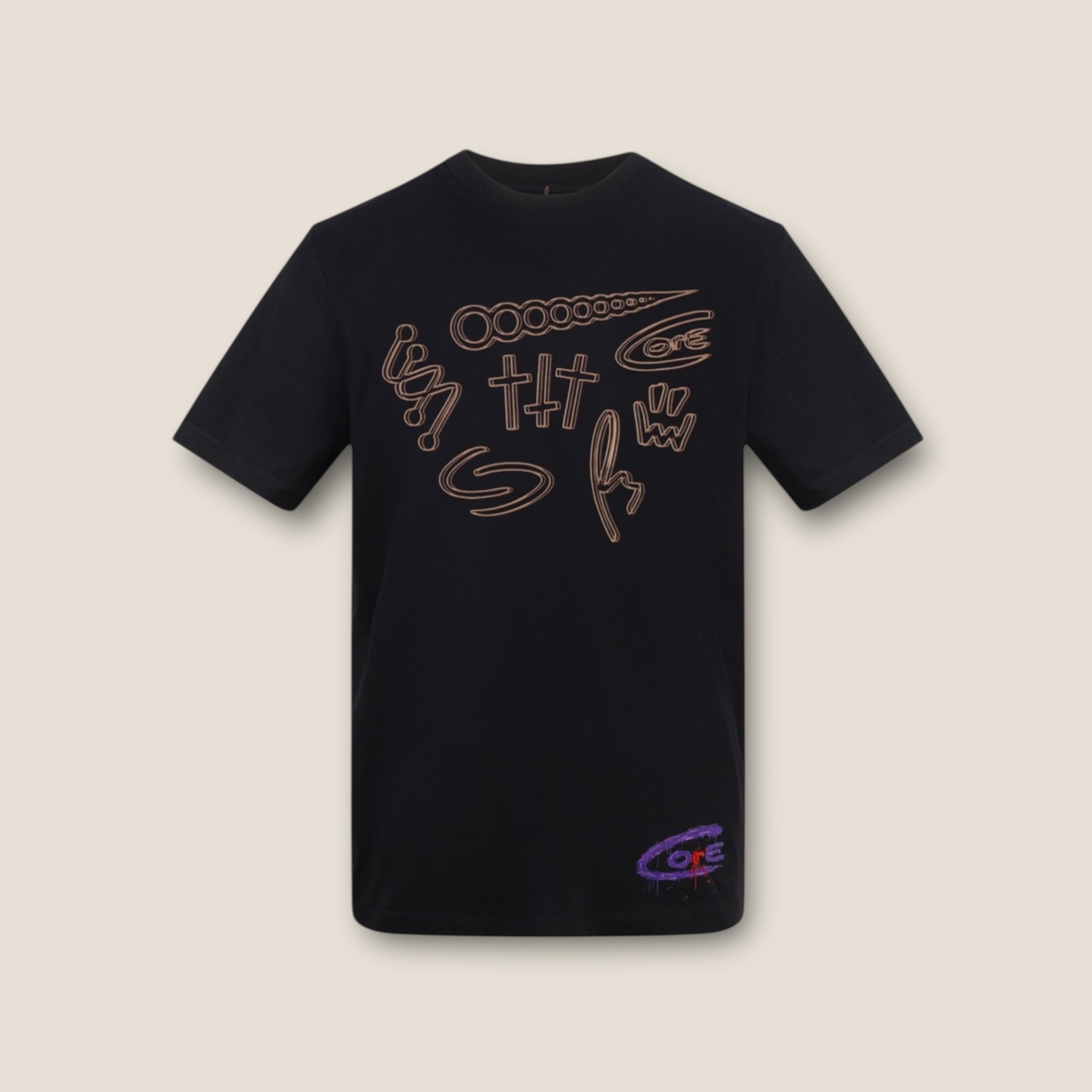 RY COrE TEE BLACK