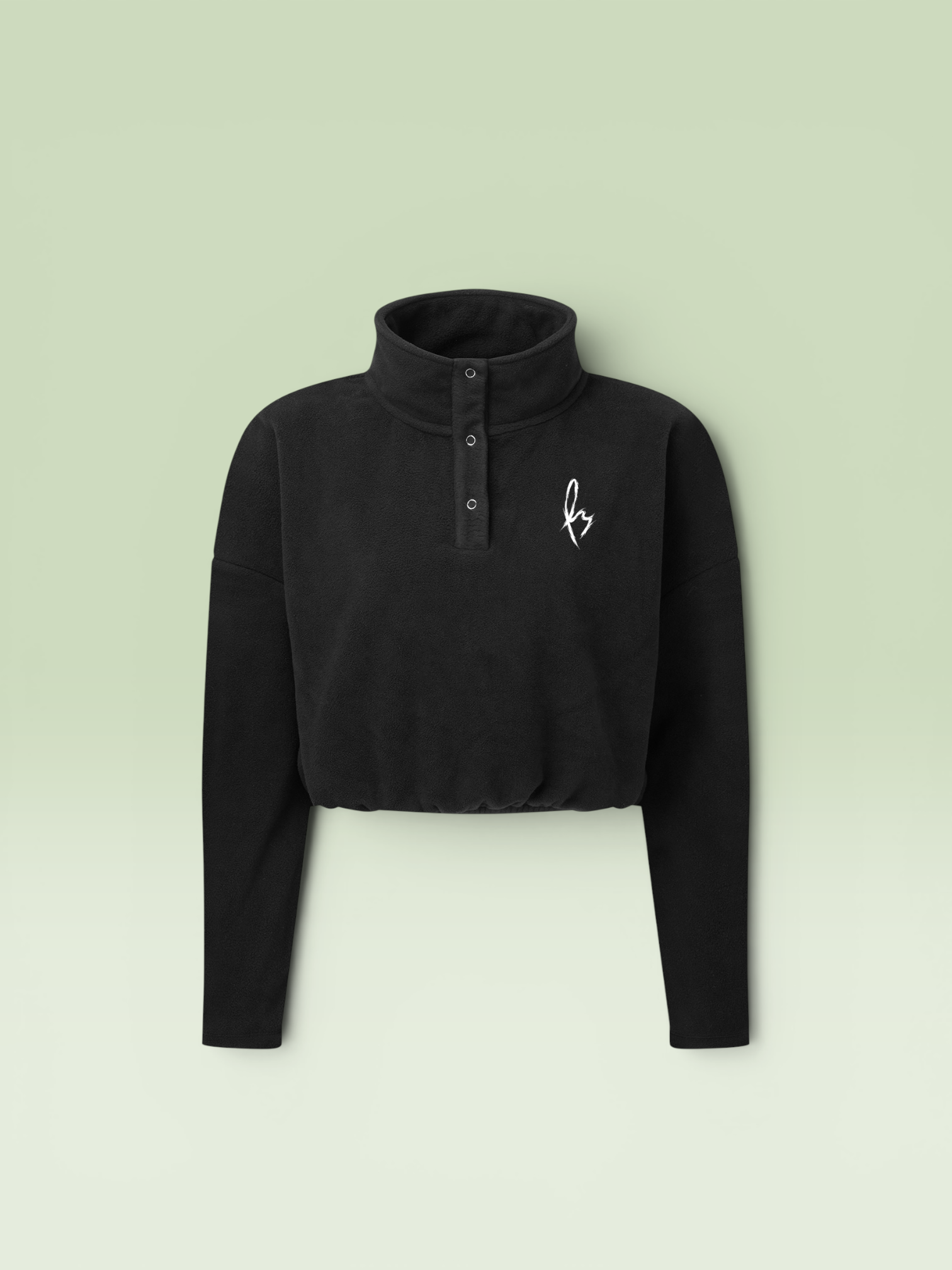 RY BENGOI WOMENS CROP 1/4 ZIP FLEECE