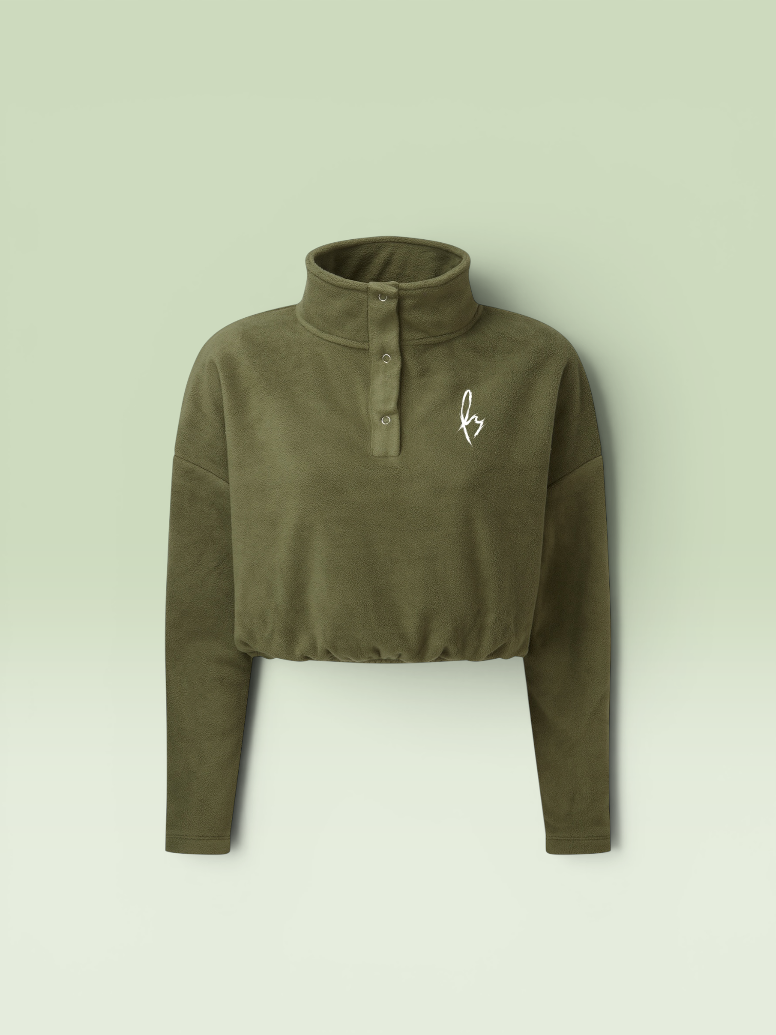 RY BENGOI WOMENS CROP 1/4 ZIP FLEECE